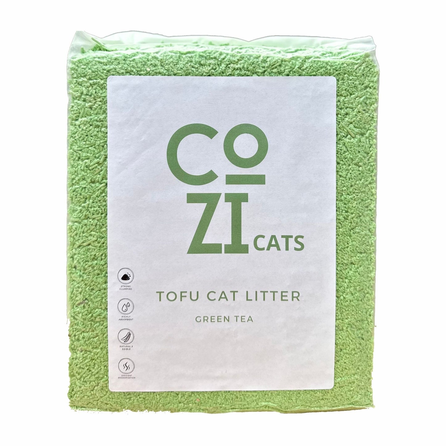 Tofu Cat Litter Green Tea x 6 bags